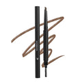 Eyebrow Pencil, Retractable Definer with Dual Brush, Ultra-Fine Tip for Precise Brow Makeup, Waterproof Gel Formula, Natural Hair-Like Strokes, Enhance Beauty (Natural Brown, Diamond)