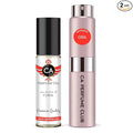 CA Perfume Duo Impression of Coral For Women Perfume Layering Set Long Lasting Travel Size EDP + Body Oil Roll-On Bottle 0.27 Fl Oz+0.33 Fl Oz