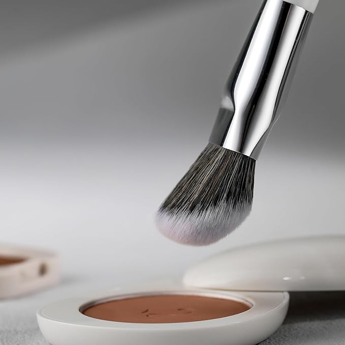 Albeaut Blush Brush, Angled Contoured for Flawless Face Foundation Liquid Cream Cheek Makeup Multitask 202