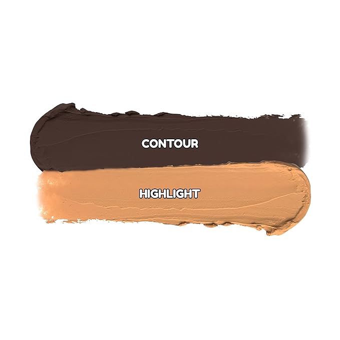 KimChiChic Beauty Effn Sculpt Dual-Ended Highlight & Contour Stick, Creamy & Blendable Formula with Mango Seed Butter, Vitamin E & Sweet Almond Oil, Cruelty-Free, Dark