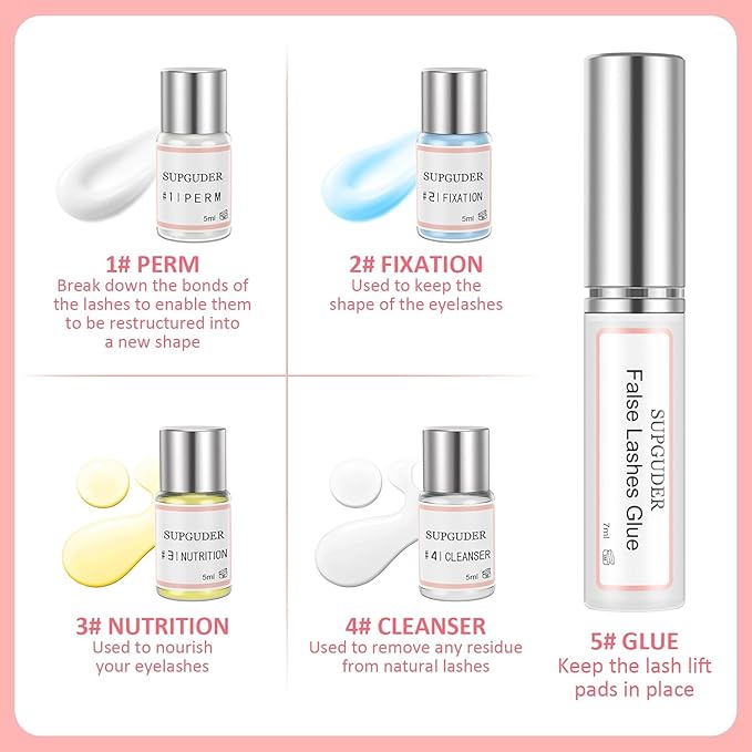 2026 Upgraded Lash Lift Kit for Perming,Curling and Lifting Eyelashes |Semi-Permanent Salon Grade Supplies for Beauty Treatments,Includes Eye Shields,Pads and Accessories