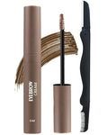 Tinted Eyebrow Gel, Natural Brown Waterproof Eye Brow Glue Tinting Kit, Long-Lasting Smudge-proof Transfer-proof, Natural Eyebrow Gel with Brow Razor,gel para cejas Women's Day Makeup for Women-04