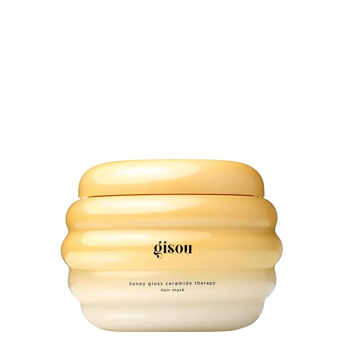 Gisou Honey Gloss Ceramide Therapy Hair Mask Mini – Deep Repair & Hydration with Mirsalehi Honey, Ceramides & Hyaluronic Acid, 2.5 Fl Oz