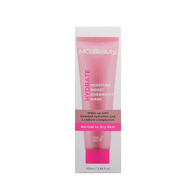 MCoBeauty - Hydrate Moisture Boost Overnight Mask - Intensive Hydration and Skin Rejuvenation - Ceramides, Hyaluronic Acid, Glycerin and Centella Asiatica - Restores and Smooths While You Sleep
