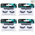 Ardell False Eyelashes 106 - Black, Lightweight Strip Lashes Natural Volume & Length for Everyday Wear, 4 Pack