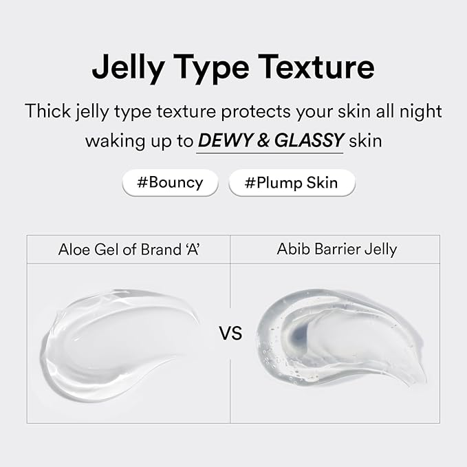 Abib Rice Probiotics Overnight Face Mask Barrier Jelly 2.7 fl oz | Korean Sleeping Mask for Glass Skin | Moisturizing & Slugging Cream