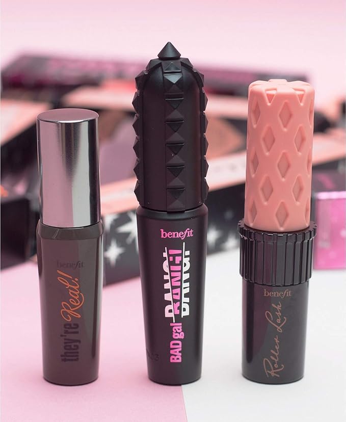 Benefit Cosmetics Lash Leader Mini Travel Size Trio Roller Lash Bad Gal Bang They’re Real Travel Size