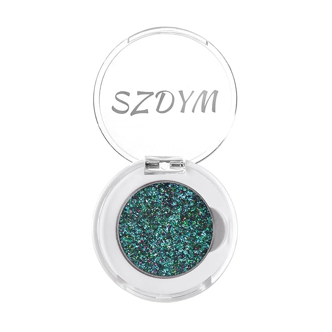 Professional multi-chrome eyeshadow,Handmade and long-lasting chameleon holographic,100% Vegan and Cruelty Free,Super Smooth and Highly Pigmented,Shine special colors (604)