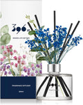 396 st. Preserved Baby's Breath Flower Reed Diffuser, Pure Cotton, 200ml(6.7oz) / Reed Diffuser Sets, Home Fragrance, Scented Oils, Home & Bathroom Décor