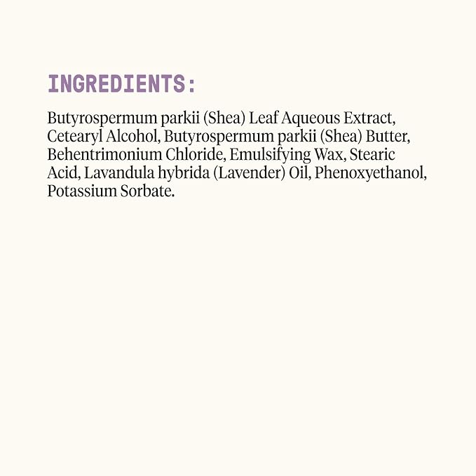 Alaffia EveryDay Shea Conditioner, Moisturizes, Restores and Protects, Made with Fair Trade Shea Butter, Cruelty Free, No Parabens, Vegan, Lavender 32 Fl Oz | B07Q1G8HSB
