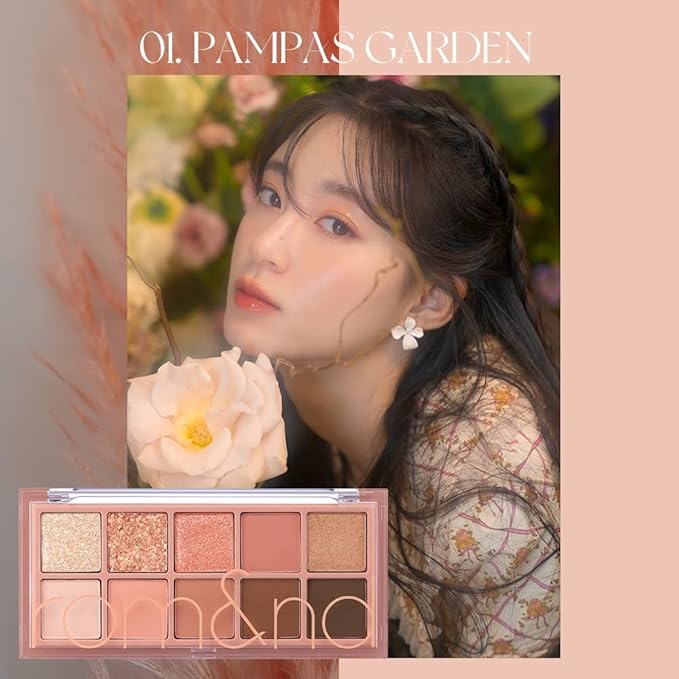 rom&nd Better Than Palette Eyelid Color 8g (01 Pampas Garden)