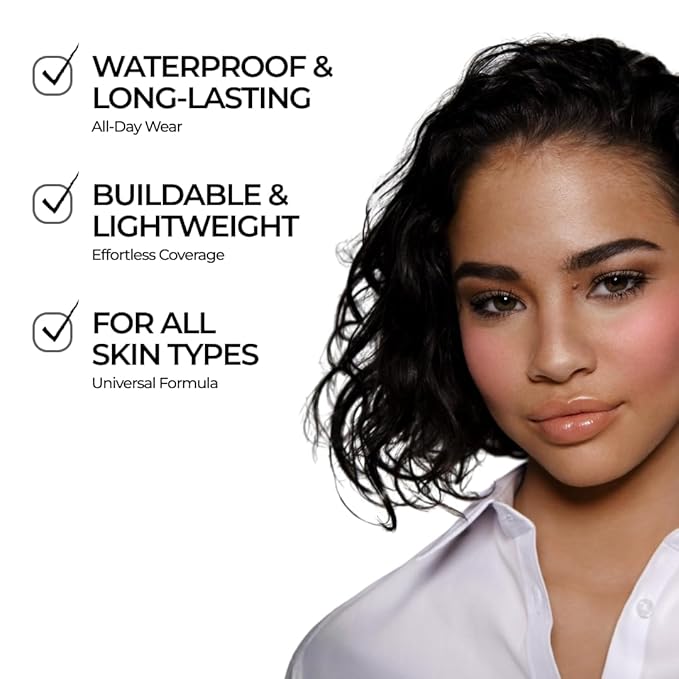 Daniel Sandler Watercolor Liquid Blush — Buildable, Blendable & Long-Lasting Liquid Blush for Cheeks, Lips, & Eyes — Lightweight & Water Resistant — For All Skin Types — So Pretty
