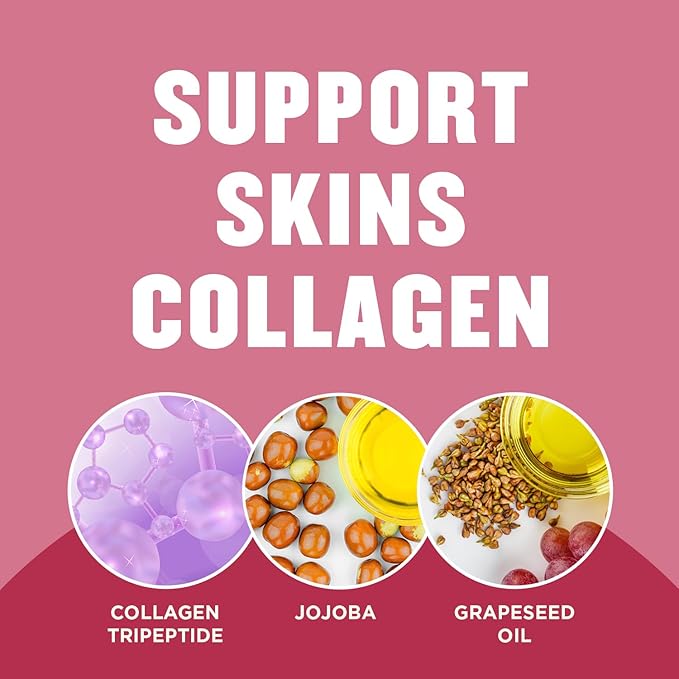 Gold Bond Plumping Collagen Body and Face Serum Lotion, Lightweight Hydrating Moisturizer with Collagen Peptide Complex, Jojoba and Grapeseed Oils to Visibly Plump Skin, Cherry Blossom Scent, 4.3 oz