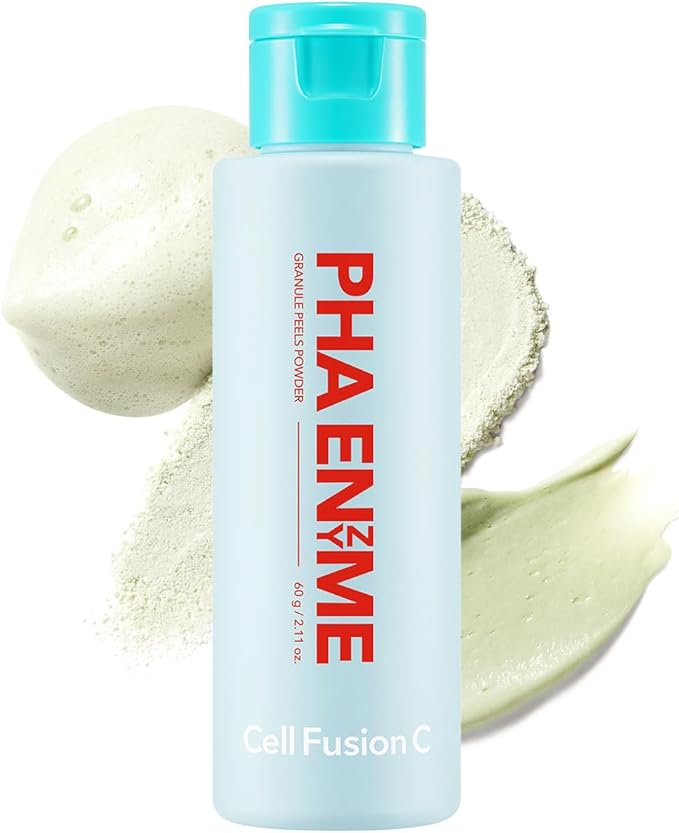 Cell Fusion C PHA Enzyme Granule Peels Cleansing Powder – Multi-Purpose Powder Cleanser for Blackhead Removal & Sebum Control, Exfoliation for Smooth Skin, 2.11 oz / 60g