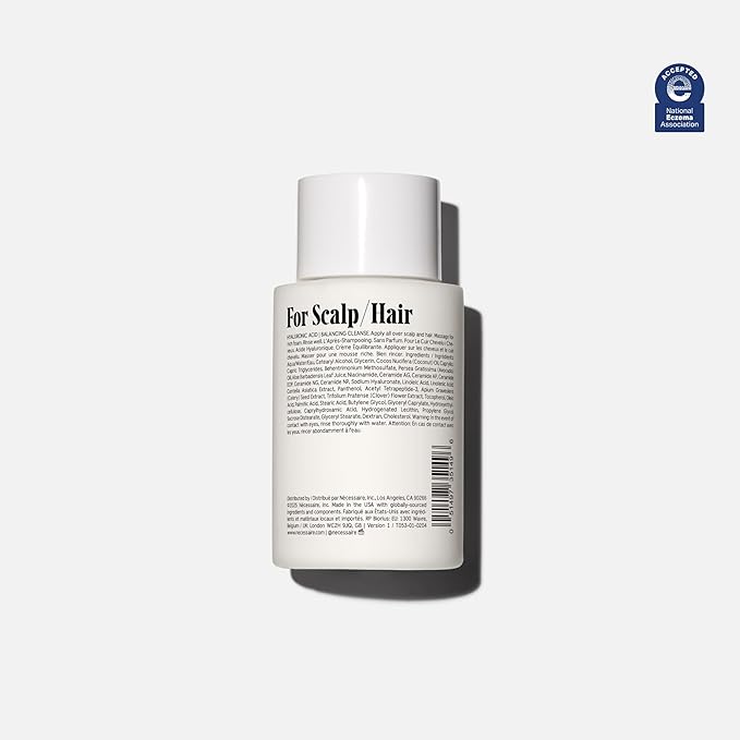 Nécessaire The Conditioner Mini. Hyaluronic Acid + Vitamin B Complex. Fragrance-Free. Approved by the National Eczema Association.