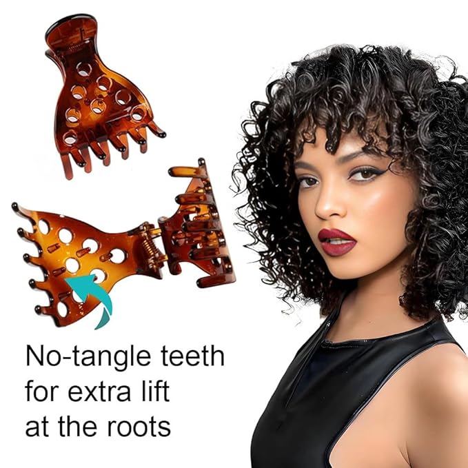 8 Hair Volume Clip for Thick Hair, Root Clips for Curly Hair Volume, Claw Clips for Women Root Lifting for Curl
