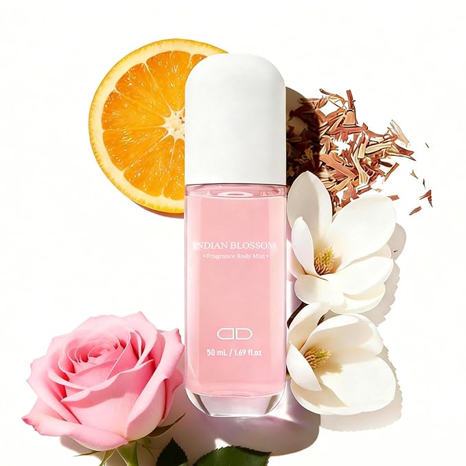 Roseye Hair & Body Perfume Mist – Jasmine Fragrance – Refreshing Scent Travel Size 1.7 Fl Oz/50ml