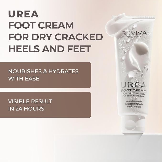 Foot Cream with Urea , Salicylic Acid & Dead Sea Minerals – Intensive Foot Cream for Dry Cracked Heels and Feet, Callus Remover & Toenail Softener – Deep Moisturizing & Skin Repair for Cracked Feet