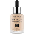 Catrice | HD Liquid Coverage Foundation | 24H Wear, Matte Finish, High Coverage, Waterproof Formula with Niacinamide | Vegan & Cruelty Free (010 | Light Beige)