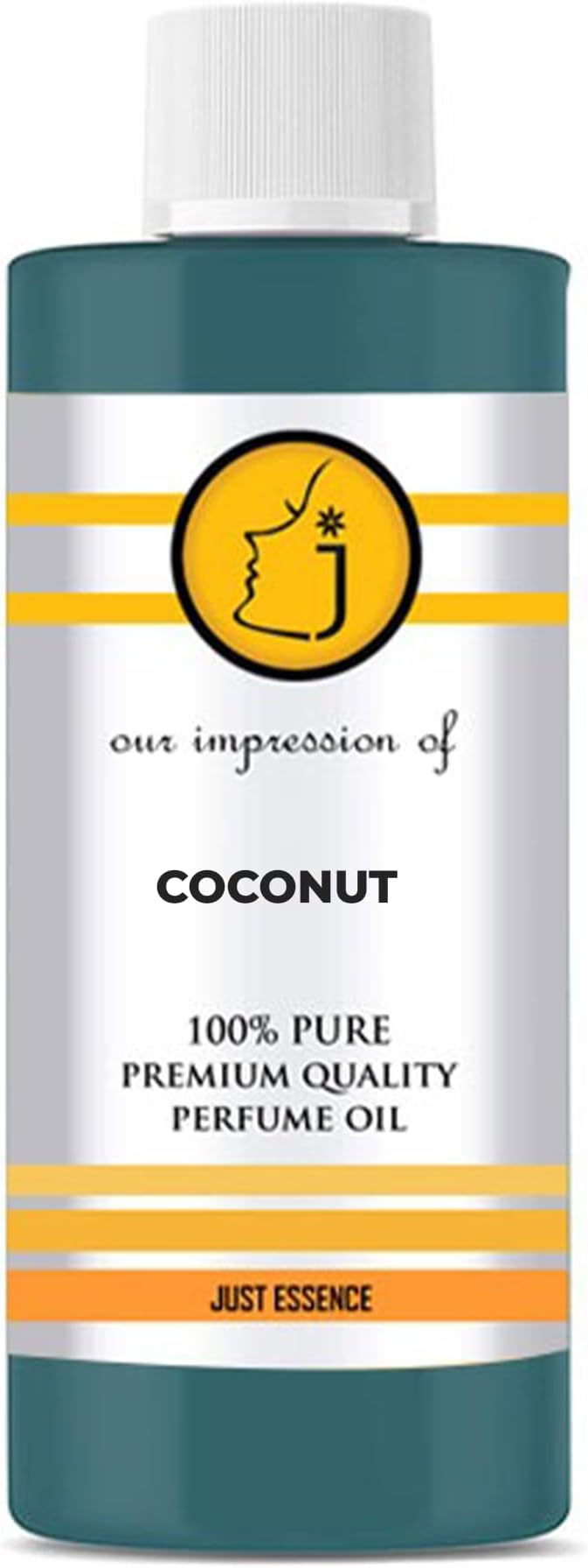 Just Essence Coconut Fregrance Perfume Oil for Perfume Making, Personal Body Oil, Soap, Lotion, Candle Making & Incense | Premium Quality Undiluted & Alcohol Free | 8 Fl Oz