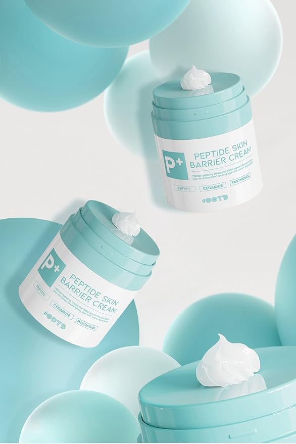 #OOTD Peptide Moisturizer Cream For Face, Dry Sensitive Skin Protection Barrier Cream For Aging Skin, Anti Aging, Hydrating, Peptide, Ceramide, Panthenol (1.69 FL.OZ)
