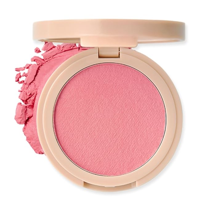 All Over Blusher - Multi-Use Cream Jelly Blush for Eyes & Cheeks Buildable and Blendable Texture with Shimmery Pearls Natural Korean Face Makeup (04 DELIGHT, 0.18 oz)