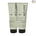 Acure Vivacious Volume Conditioner - Volumizing Conditioner for Women & Men, Lightweight & Moisturizing for Fine, Thinning Hair, Boost & Lift Thin Hair, Paraben & Sulfate Free, Vegan- 8 fl oz (2 Pack)