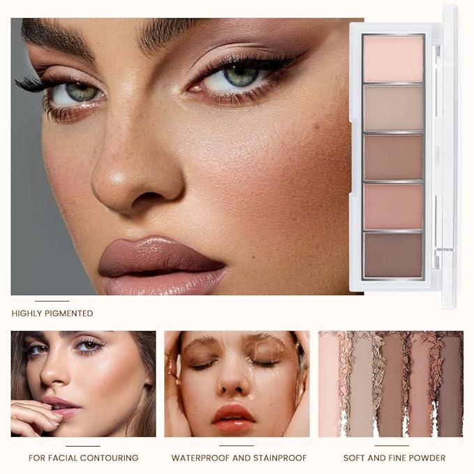 Matte Eyeshadow Palette,Peach Nude Neutral Eye Shadow,Rosy Beige Taupe Brown Eyeshadow,Soft Blendable Natural Makeup,Long Lasting Waterproof Eyeshadow for Daily Office Soft Glam Look,Sombra de Ojos 02