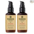 Thrive Natural Care Moisturizing Mineral Face Sunscreen SPF 30, 2 Ounces, Lightweight Moisturizer Broad-Spectrum Natural Face Sunblock with Clear Zinc Oxide & Antioxidants, Vegan Non Greasy, Pack of 2