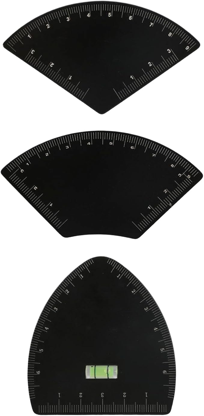 3pcs Eyebrow Stencils for Shaping - Fast Drawing Eyebrow Design Ruler, Reusable Double-Sided Brow Mapping Kit for Women Beginner, Microblading and Tattoo Supplies