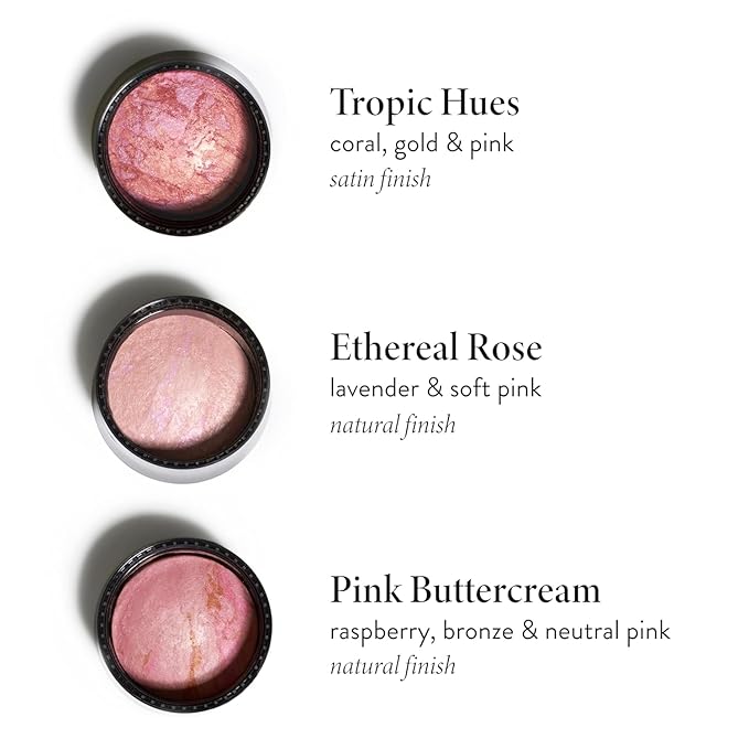 LAURA GELLER NEW YORK Baked Blush-n-Brighten Baked to Go - Ethereal Rose - Travel Size Blush