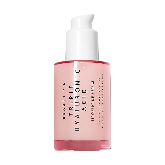 Beauty Pie Triple Hyaluronic Acid & Lipopeptide Serum | Plumping & Smoothing | Hydrating Face Serum | Anti Wrinkle Fine Line Care | Lightweight Skin Hydration | Fragrance Free | 50ml