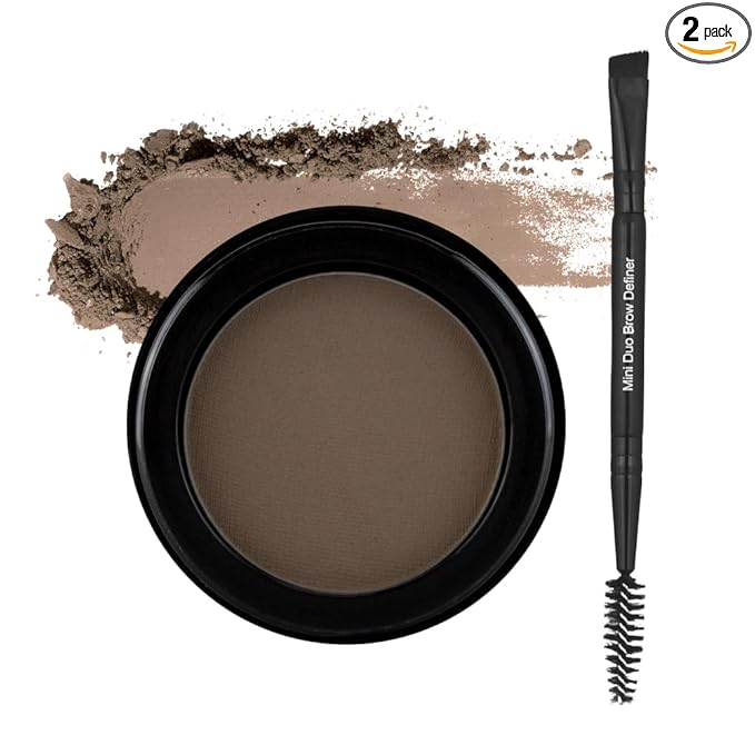 Billion Dollar Brows Eyebrow Powder, Taupe - Velvet Smooth Pressed Brow Filler - Buildable Water-Resistant Formula for Full Fluffy Brows - Vegan & Cruelty-Free Eye Makeup - 0.07 oz
