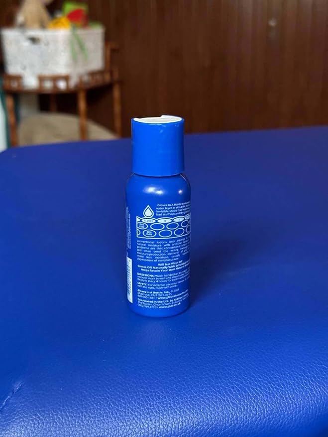 Gloves In A Bottle Shielding Lotion for Nurses & Healthcare Workers – Non-Greasy Protective Barrier Lotion for Dry, Cracked Hands | Water-Resistant Moisturizer | 2 oz & 8 oz Pump