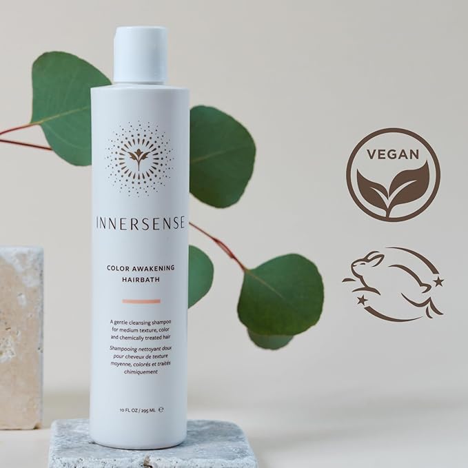 INNERSENSE Organic Beauty - Natural Color Awakening Hairbath Shampoo | Cleansing, Color Care, For All Scalps | Non-Toxic, Cruelty-Free, Clean Haircare (2 Pack - 2 fl oz | 59.15 ml each)
