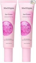 Mad Hippie Eye Cream - Anti-Aging Under Eye Cream for Dark Circles and Puffiness with Niacinamide, Peptides, Kakadu Plum & Licorice, Eye Treatment with Skin-Brightening Vitamin C, 0.5 Oz (Pack of 2)
