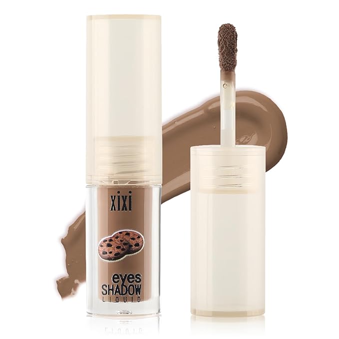 Liquid Eyeshadow, Long-Lasting Matte/Pearlescent eyeshadow, Cut Crease Eyeshadow Gel, High-Pigmented for Bold Eye Makeup, for day-to-night transitions (Chocolate, Matte)