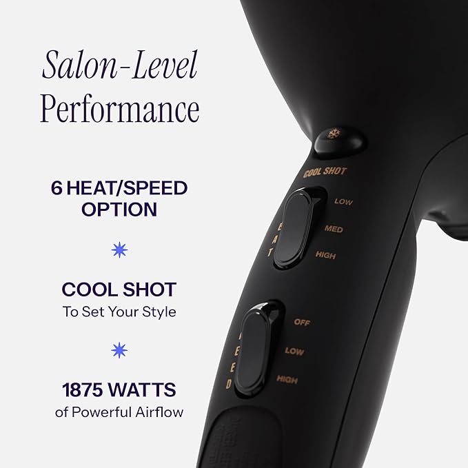 Hot Tools Pro Artist 2100 Ionic Turbo Hair Dryer | Fast Dry, Lightweight