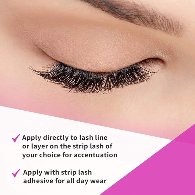 Ardell False Eyelashes Double Trio Individuals Short Black 4 Pack