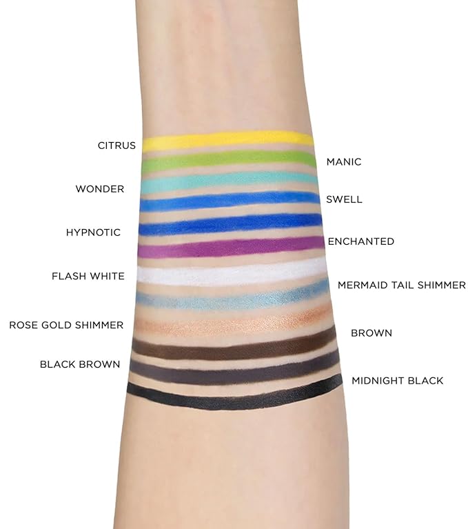 L.A. COLORS Gel Eyeliner, Midnight Black CP630 (Pack of 2)