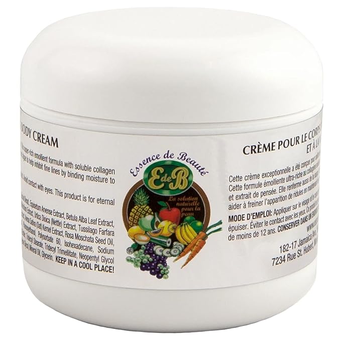 Essence de Beaute Collagen + Vitamin E Face & Body Cream, 4oz