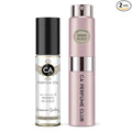 CA Perfume Duo Impression of Women In Gold For Women Perfume Layering Set Long Lasting Travel Size EDP + Body Oil Roll-On Bottle 0.27 Fl Oz+0.33 Fl Oz