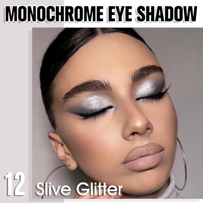 Slive Shimmer Cream Eyeshadow Makeup, Slive Sheer Metallic Glow Glitter Eye Shadow for Mature Skin, Lightweight Blendable, Subtle Shimmer, Crease-Proof, Vegan & Cruelty-Free, Sombras para Ojos