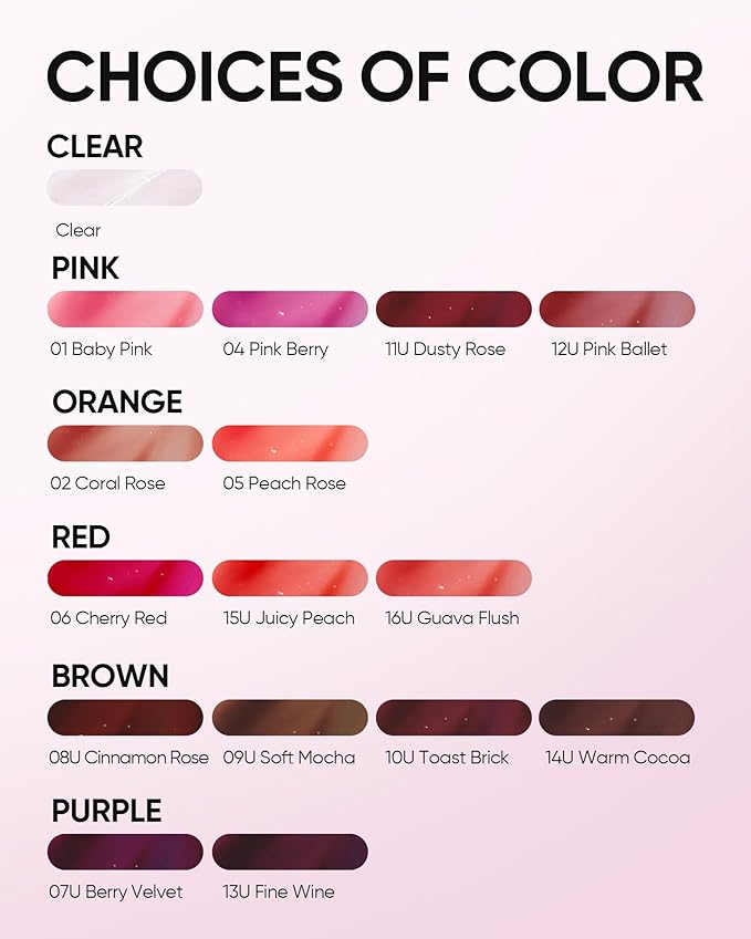 SKINTIFIC Peptide Brightening Lip Serum, Hydrating & Plumping Tinted Lip Gloss, Moisturizing Lip Balm with Polypeptides & Squalane for Glossy Sheer, Smooth Lips(01 Baby Pink)