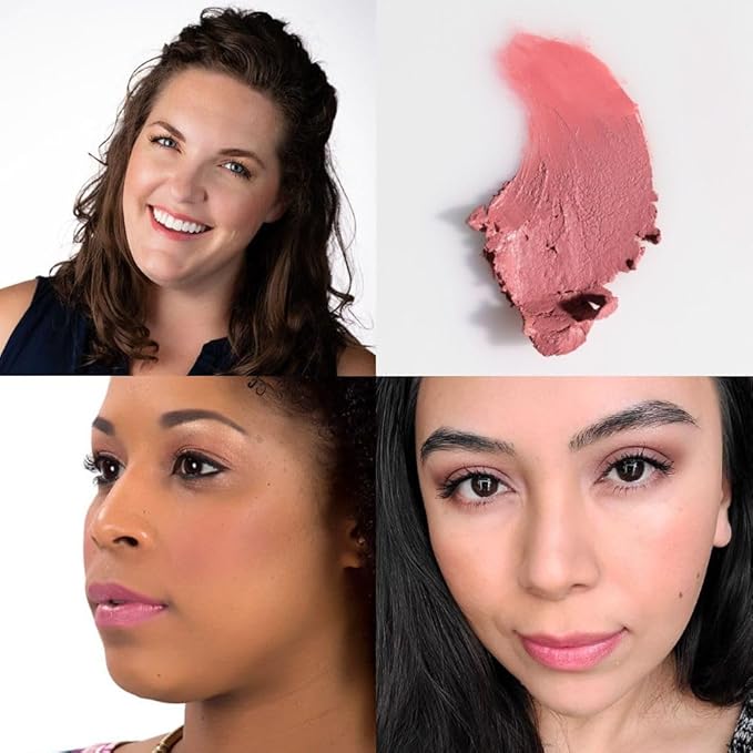 Red Apple Full Body Lipstick for Women - Vegan Gluten Free Organic Lipstick - Creamy Lip Color, Nourishing Lip Makeup w Vitamin E - SOFT ROSY MAUVE SHADE - MAVEN MAUVE