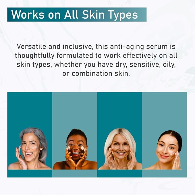 Sun Coast Sciences - Creamy Total Package Serum - Vitamin C Serum with Hyaluronic Acid & Peptides for Face - Hydrating Anti Aging Face Serum for Smoother, Firmer Looking Skin - 1 Fl Oz (Pack of 2)