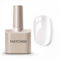 MAYCHAO 15ML Glassy Clear Cat Eye Gel Nail Polish 1Pc Silk Glitter Cat Eye Gel Polish Soak off Holographic Magnetic Nail Polish for Nail Art Manicure Salon DIY at Home, 0.5 OZ
