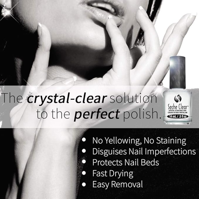 Seche Clear Base Coat .5 oz. No Formaldehyde & No Toluene