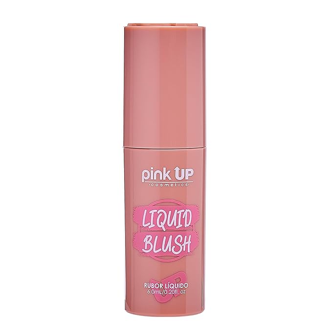 PINK UP | Liquid Blush | Long-Lasting Liquid Blush | Non-Greasy | Highly Pigmented | Suitable for All Skin Types | Matte Colors | Subtle Shimmer Highlights | Shade: Dream | 6ml | Model PKLB01
