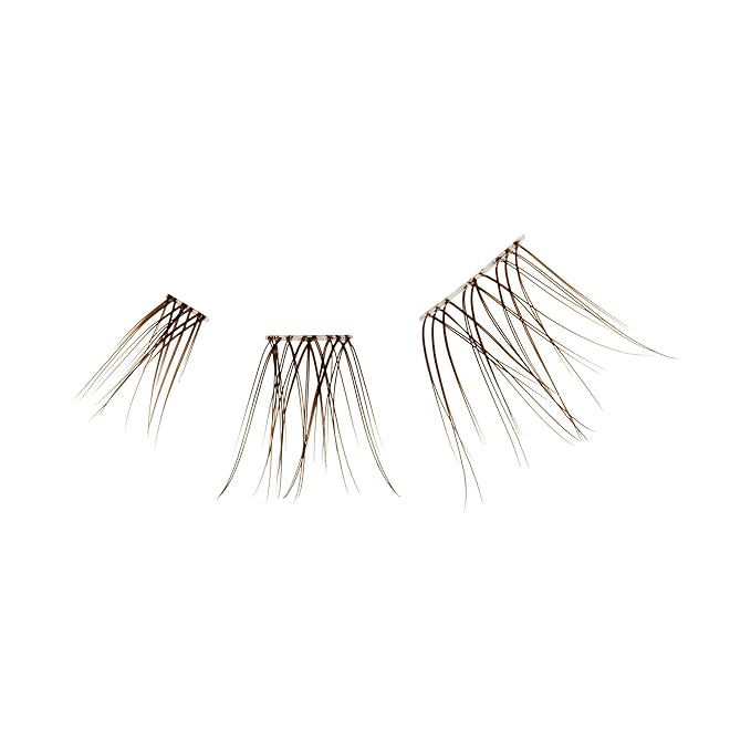 FALSCARA Studio Lash Extension Kit, 54 Stackable Lash Clusters, Medium Volume, 10mm-14mm, ‘Dark Chocolate’, False Eyelashes, InfuseBond, Water-Resistant Seal, BondBoost, Hydro Cleanser, Applicator